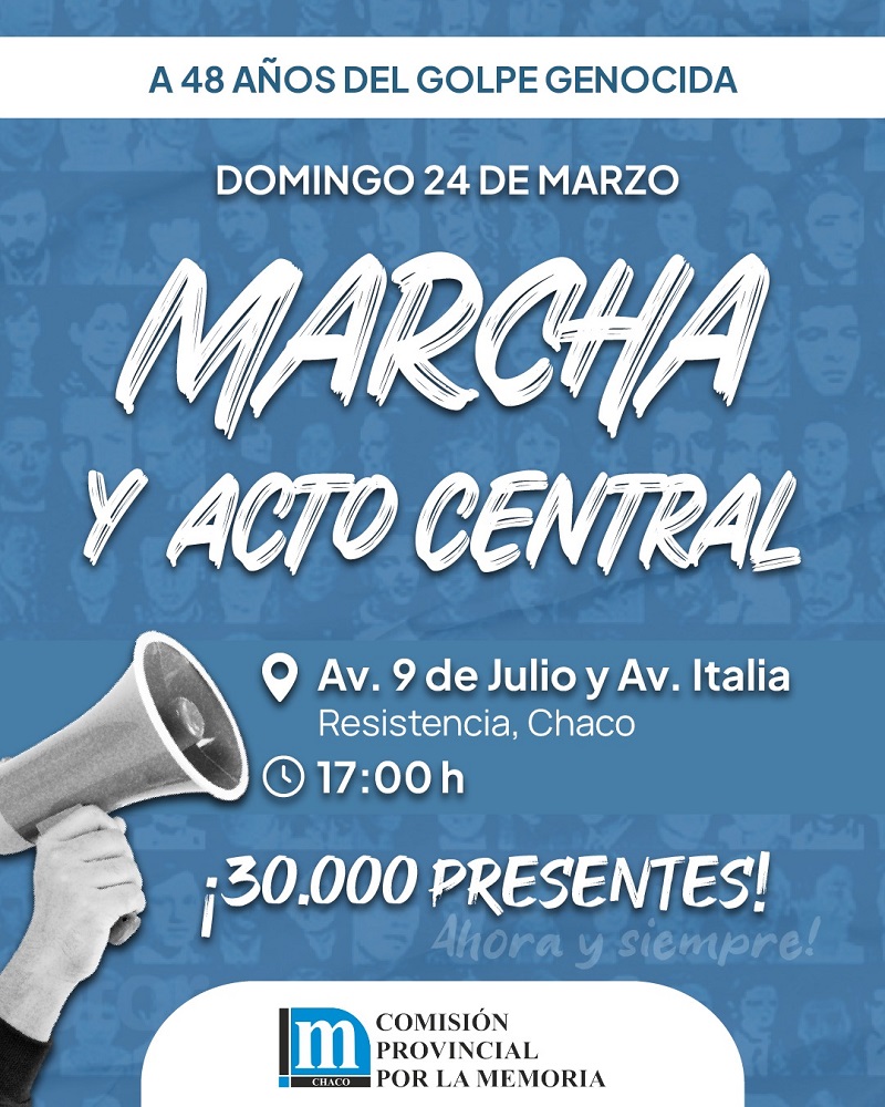 Marcha Y Acto Por El 24 De Marzo